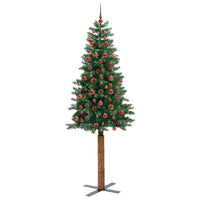Albero di Natale snodato con 300 LED con supporto Verde 210 cm 3394877