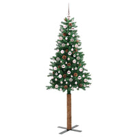 Albero di Natale snodato con 300 LED con supporto Verde 210 cm 3394879