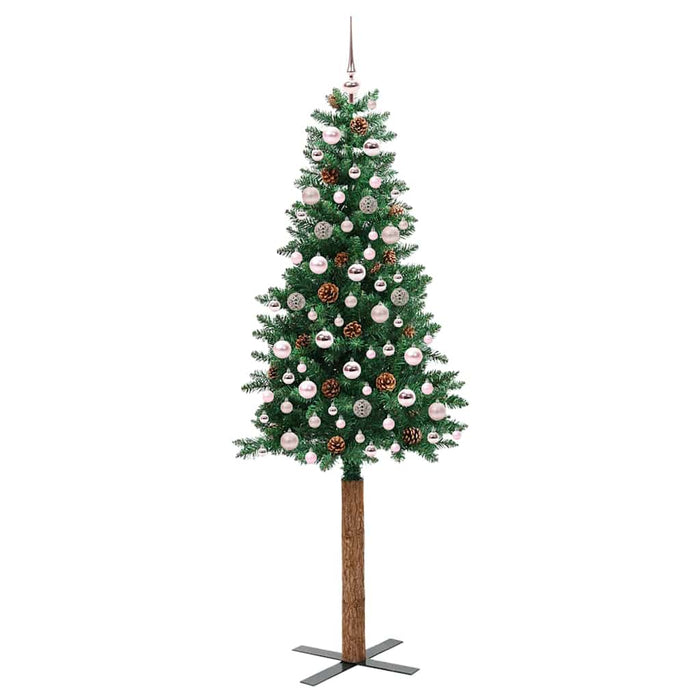 Albero di Natale snodato con 300 LED con supporto Verde 210 cm 3394879