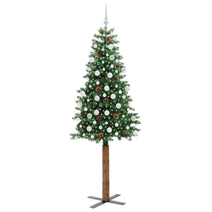 Albero di Natale snodato con 300 LED con supporto-Albero Natalizio Verde 210 cm 679498