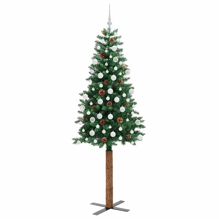 Albero di Natale snodato con 300 LED con supporto Verde 210 cm 3394880