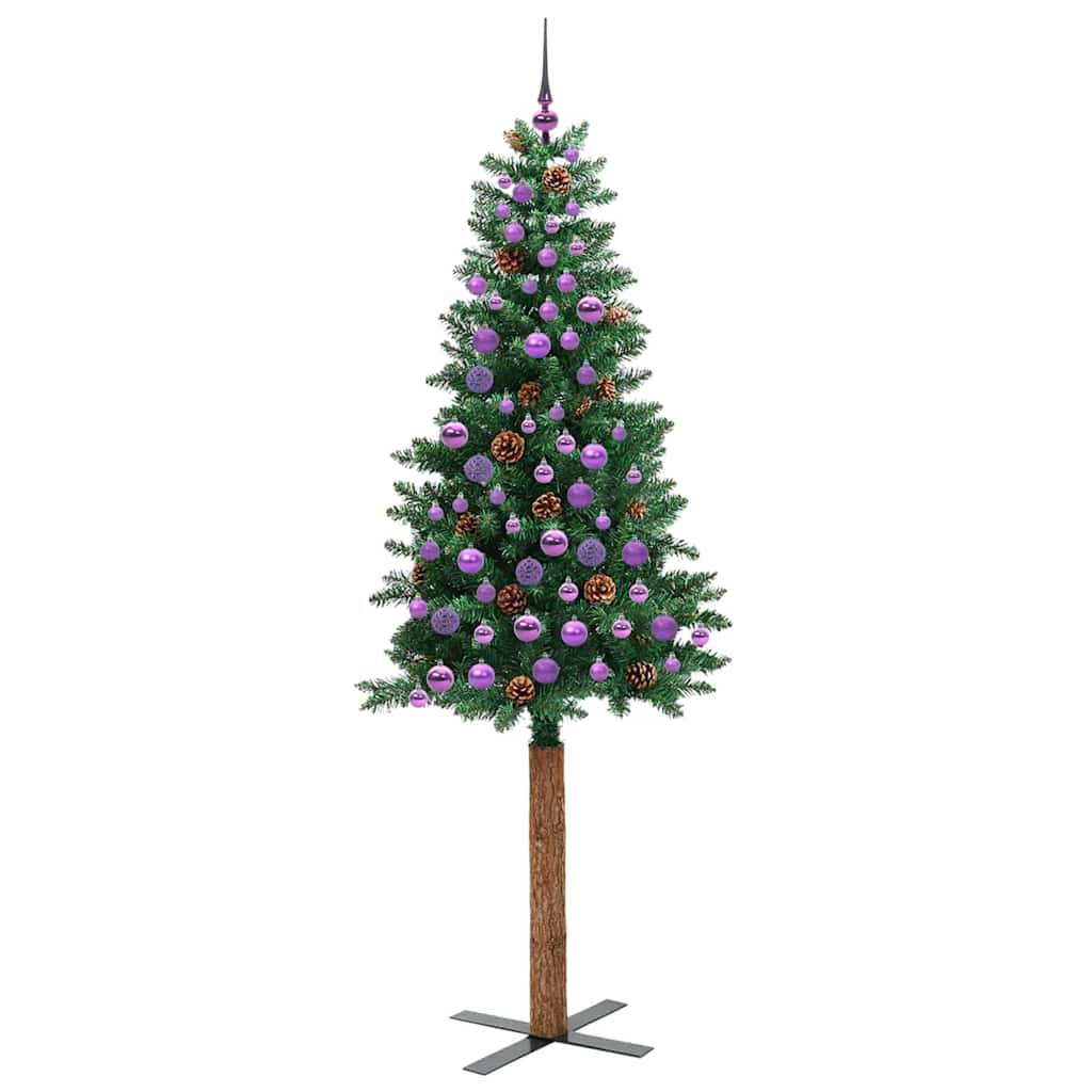 Albero di Natale snodato con 300 LED con supporto Verde 210 cm 3394883