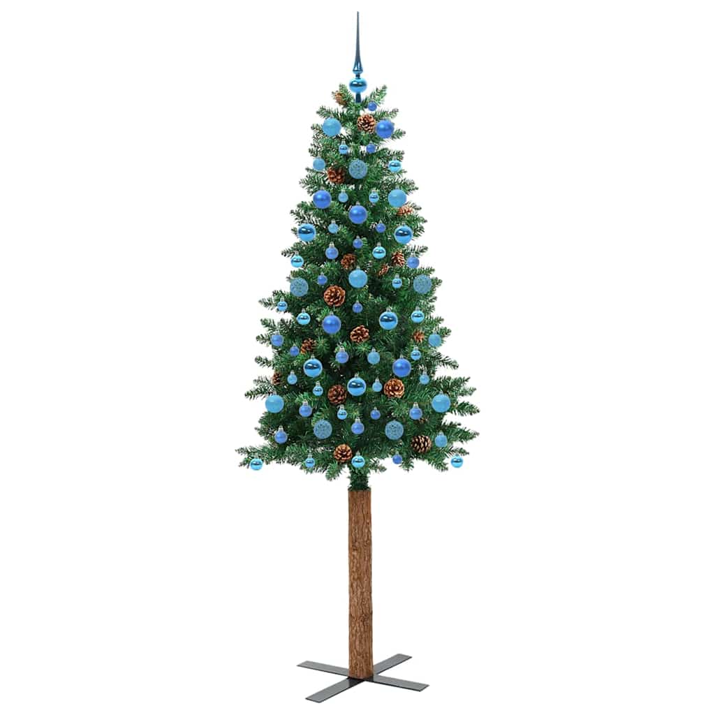 Albero di Natale snodato con 300 LED con supporto Verde 210 cm 3394884