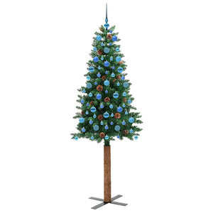 Albero di Natale snodato con 300 LED con supporto Verde 210 cm 3394884