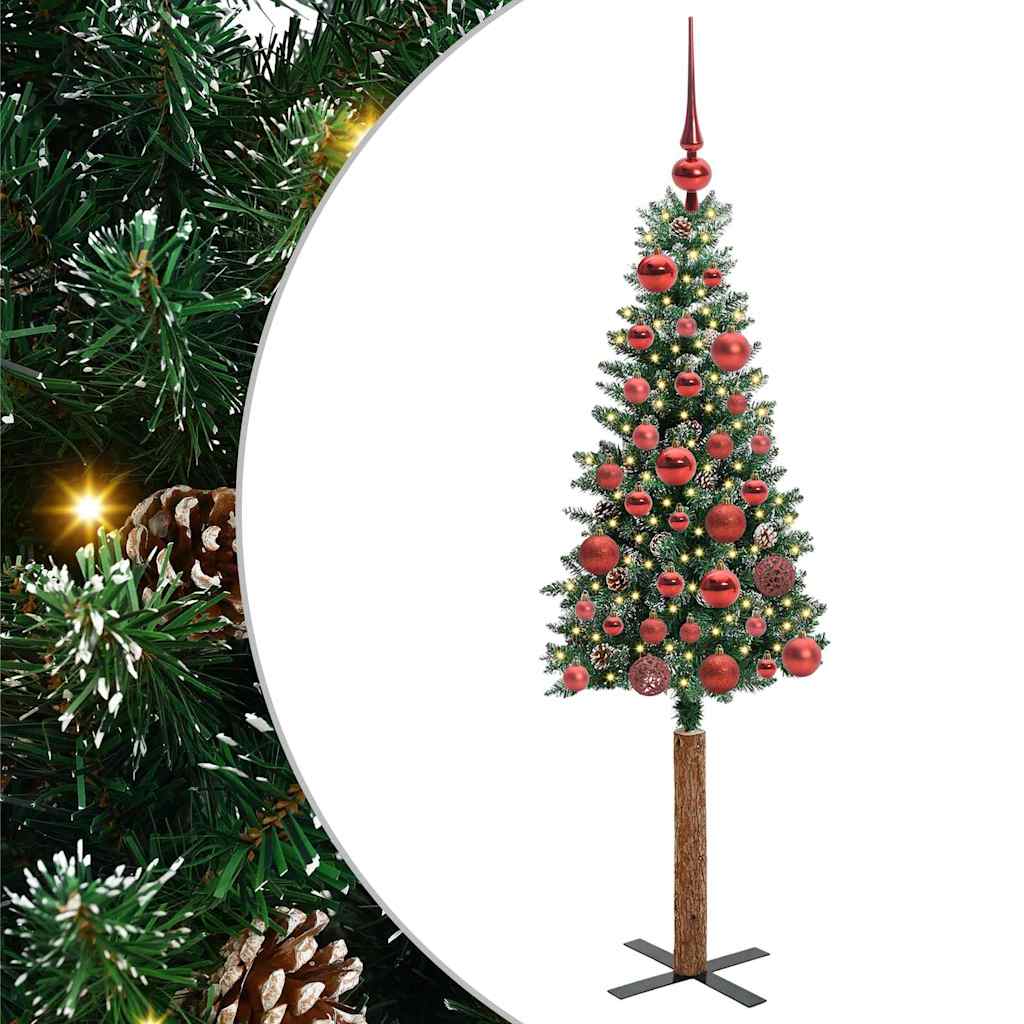 Albero di Natale snodato con 150 LED con supporto-Albero Natalizio Verde 150 cm 647488