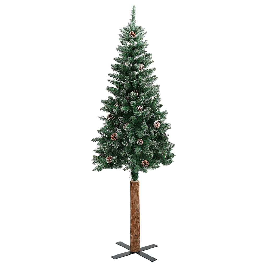 Albero di Natale snodato con 150 LED Verde e Bianco 150 cm 3394886