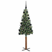 Albero di Natale snodato con 150 LED con supporto-Albero Natalizio Verde 150 cm 110967