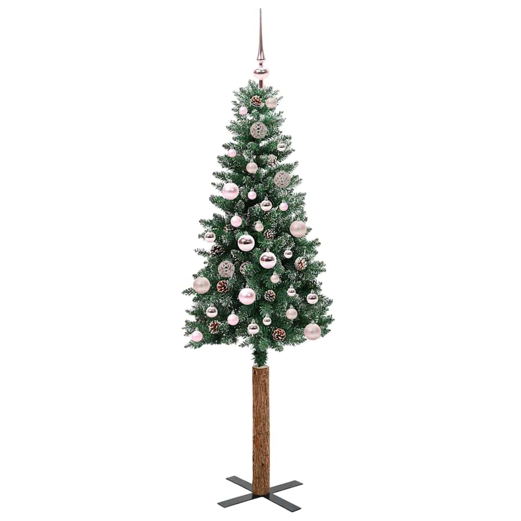 Albero di Natale snodato con 150 LED Verde e Bianco 150 cm 3394888