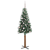 Albero di Natale snodato con 150 LED Verde e Bianco 150 cm 3394888