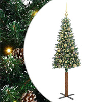 Albero di Natale snodato con 150 LED Verde e Bianco 150 cm 3394890