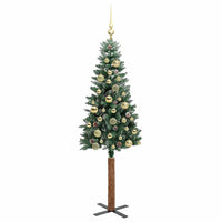 Albero di Natale snodato con 150 LED Verde e Bianco 150 cm 3394890