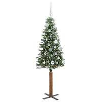 Albero di Natale snodato con 150 LED Verde e Bianco 150 cm 3394891