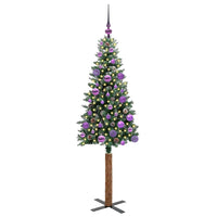 Albero di Natale snodato con 150 LED con supporto-Albero Natalizio Verde 150 cm 785747