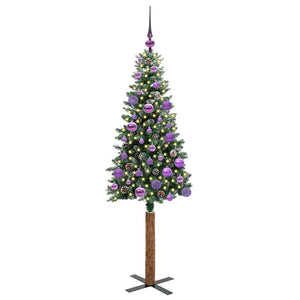 Albero di Natale snodato con 150 LED Verde e Bianco 150 cm 3394892