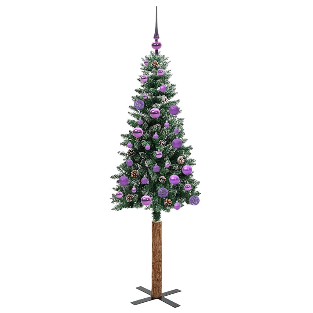 Albero di Natale snodato con 150 LED Verde e Bianco 150 cm 3394892