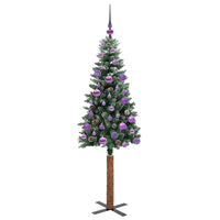 Albero di Natale snodato con 150 LED Verde e Bianco 150 cm 3394892