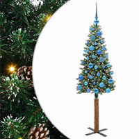 Albero di Natale snodato con 150 LED con supporto-Albero Natalizio Verde 150 cm 201628