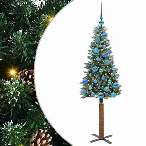 Albero di Natale snodato con 150 LED Verde e Bianco 150 cm 3394893