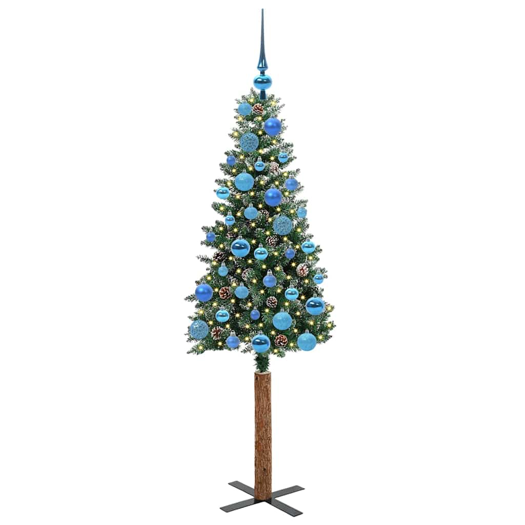 Albero di Natale snodato con 150 LED con supporto-Albero Natalizio Verde 150 cm 201628