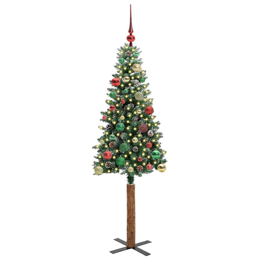 Albero di Natale snodato con 150 LED con supporto-Albero Natalizio Verde 150 cm 913011