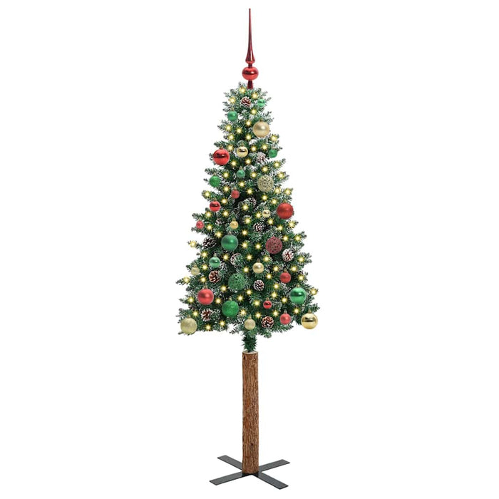 Albero di Natale snodato con 150 LED con supporto-Albero Natalizio Verde 150 cm 913011