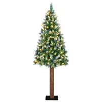 Albero di Natale snodato con 300 LED Verde e Bianco 180 cm 3394895