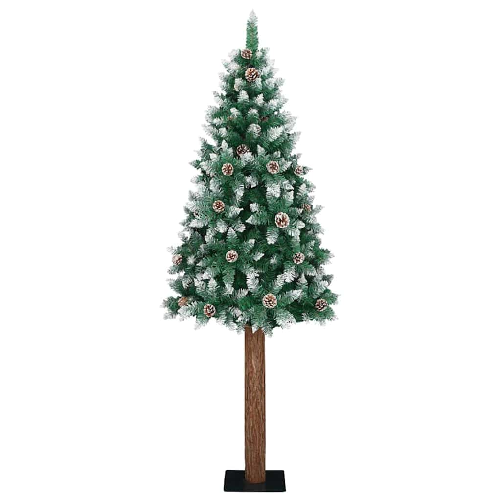 Albero di Natale snodato con 300 LED Verde e Bianco 180 cm 3394895