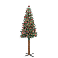 Albero di Natale snodato con 300 LED Verde e Bianco 180 cm 3394899