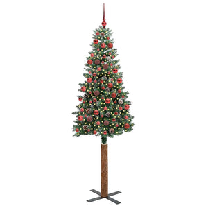Albero di Natale snodato con 300 LED Verde e Bianco 180 cm 3394899