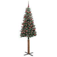 Albero di Natale snodato con 300 LED Verde e Bianco 180 cm 3394899