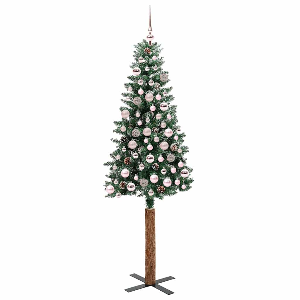 Albero di Natale snodato con 300 LED Verde e Bianco 180 cm 3394901