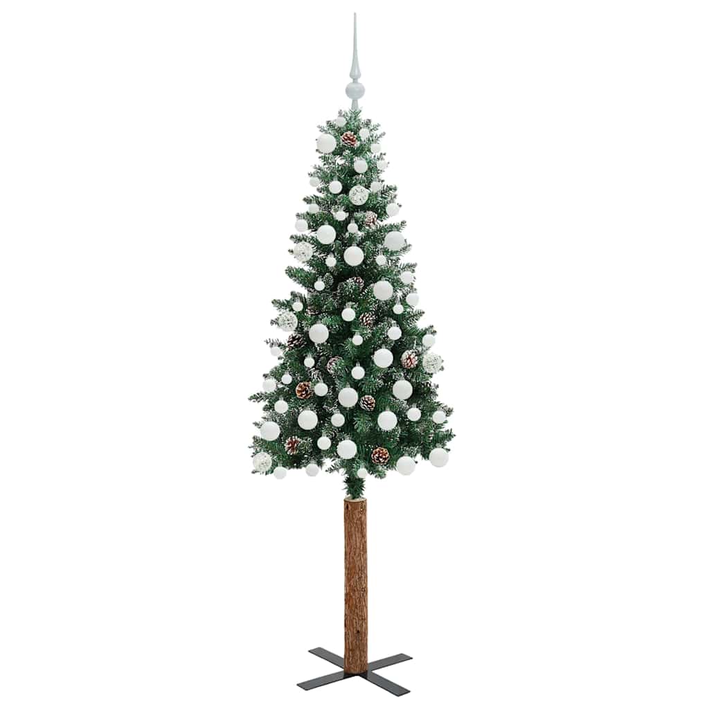 Albero di Natale snodato con 300 LED Verde e Bianco 180 cm 3394902