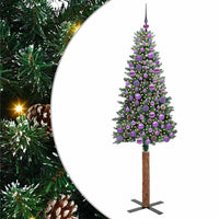 Albero di Natale snodato con 300 LED Verde e Bianco 180 cm 3394905