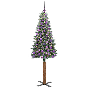Albero di Natale snodato con 300 LED con supporto-Albero Natalizio Verde 180 cm 822704