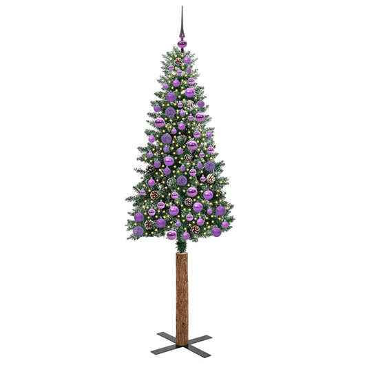 Albero di Natale snodato con 300 LED con supporto-Albero Natalizio Verde 180 cm 822704