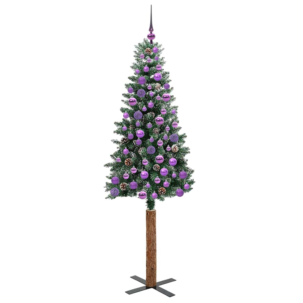 Albero di Natale snodato con 300 LED Verde e Bianco 180 cm 3394905