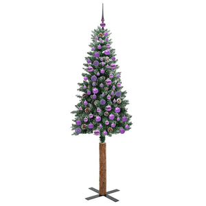 Albero di Natale snodato con 300 LED Verde e Bianco 180 cm 3394905