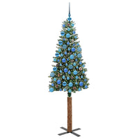 Albero di Natale snodato con 300 LED Verde e Bianco 180 cm 3394906