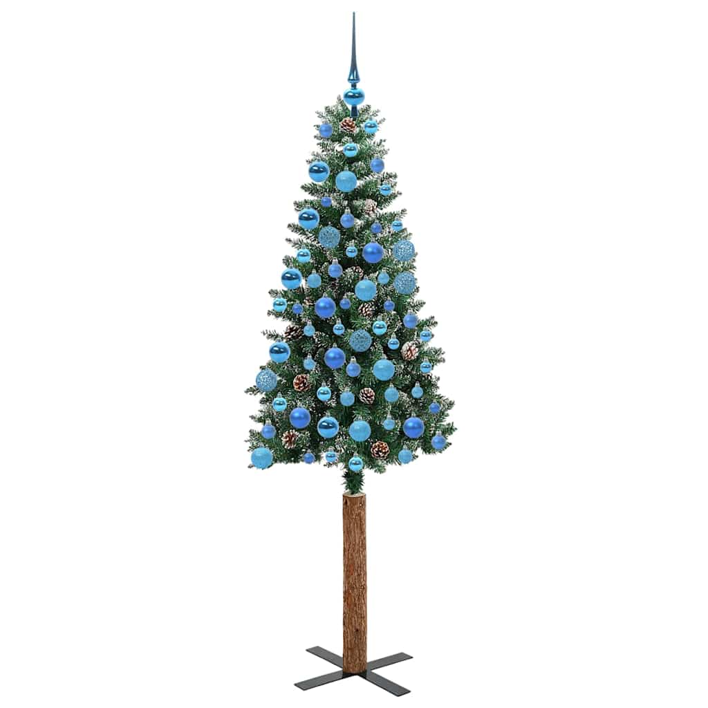 Albero di Natale snodato con 300 LED Verde e Bianco 180 cm 3394906