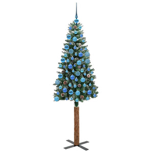 Albero di Natale snodato con 300 LED Verde e Bianco 180 cm 3394906