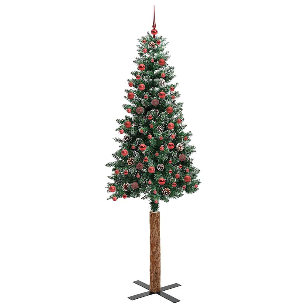 Albero di Natale snodato con 300 LED Verde e Bianco 210 cm 3394912