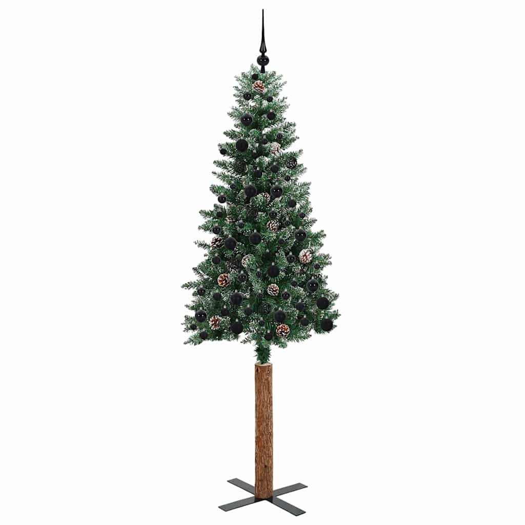 Albero di Natale snodato con 300 LED Verde e Bianco 210 cm 3394913