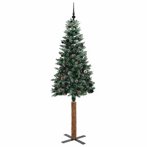 Albero di Natale snodato con 300 LED Verde e Bianco 210 cm 3394913