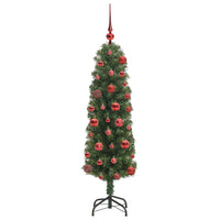 Albero di Natale artificiale con 150 LED Verde 120 cm 3394921