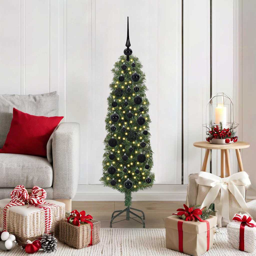 Albero di Natale artificiale con 150 LED Verde 120 cm 3394922