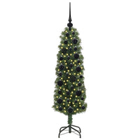 Albero di Natale artificiale con 150 LED Verde 120 cm 3394922