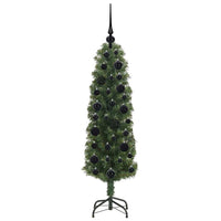 Albero di Natale artificiale con 150 LED Verde 120 cm 3394922