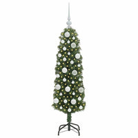 Albero di Natale artificiale con 150 LED Verde 120 cm 3394924