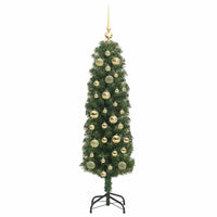 Albero di Natale artificiale con 150 LED Verde 120 cm 3394925