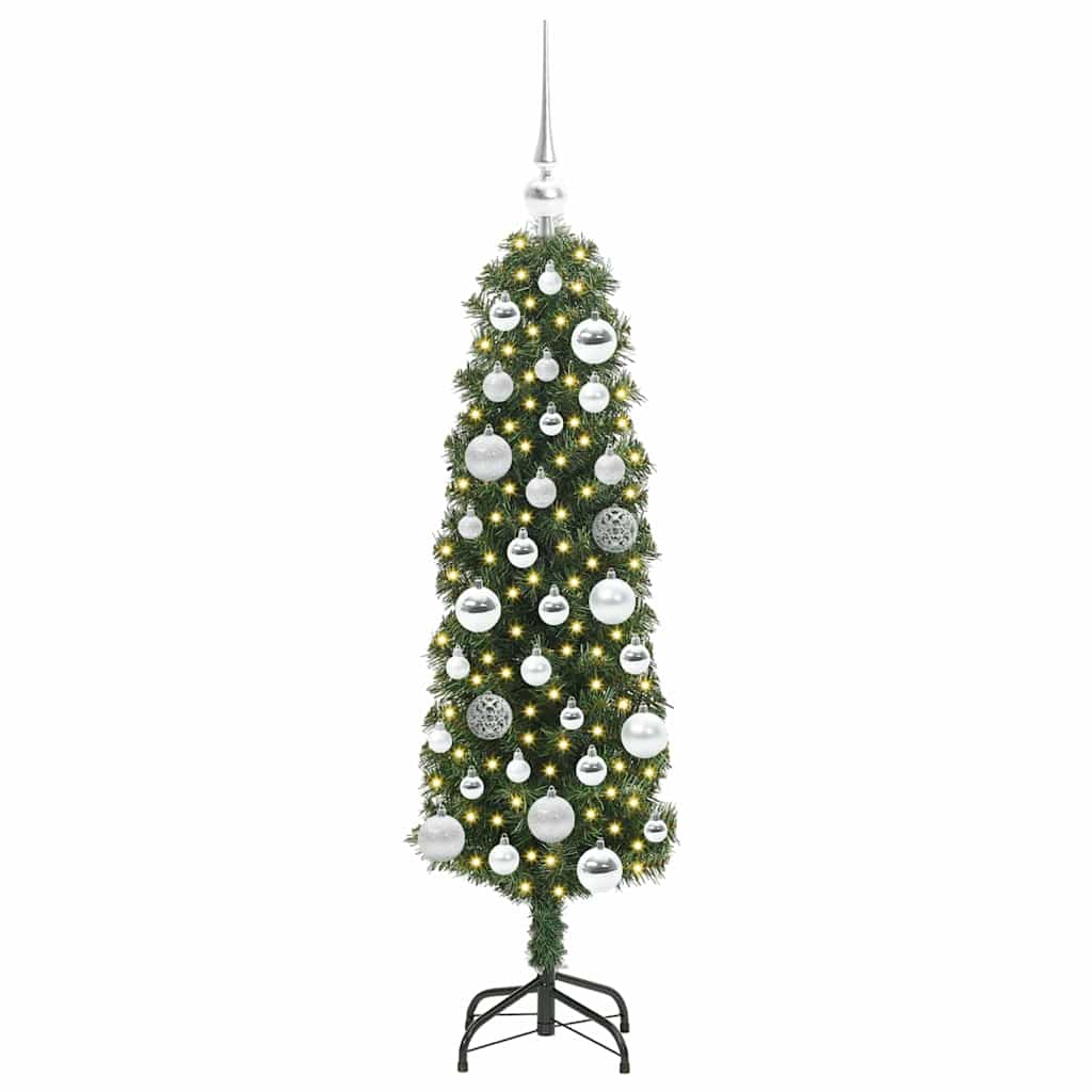 Albero di Natale artificiale con 150 LED Verde 120 cm 3394926